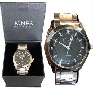 Jones New York Alexander round face dial watch